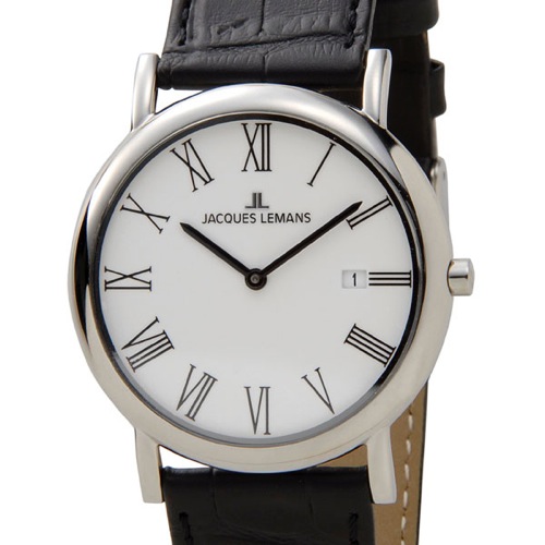 ジャックルマン ケビンコスナー アンバサダーモデル ヴィエナ 40mm メンズ 腕時計 1-1370C ホワイト