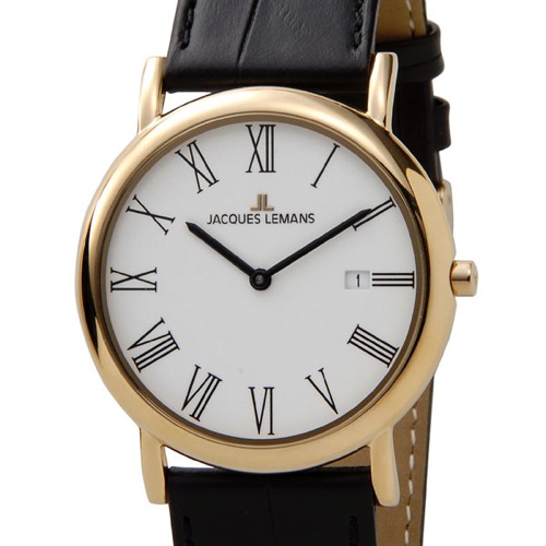 ジャックルマン ケビンコスナー アンバサダーモデル ヴィエナ 40mm メンズ 腕時計 1-1370G ホワイト