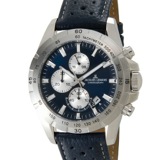 ジャックルマン リバプール クロノ デイト クオーツ メンズ 腕時計 1-1826C ブルー