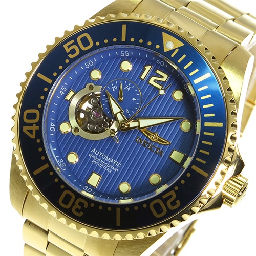 インヴィクタ INVICTA 自動巻き メンズ 腕時計 15393 ブルー