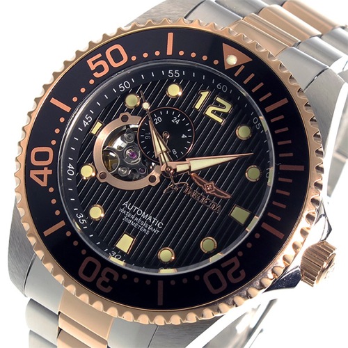 インヴィクタ INVICTA 自動巻き メンズ 腕時計 15415 ブラック