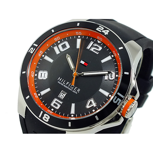 トミー ヒルフィガー 腕時計 メンズ 1790861 ブラック