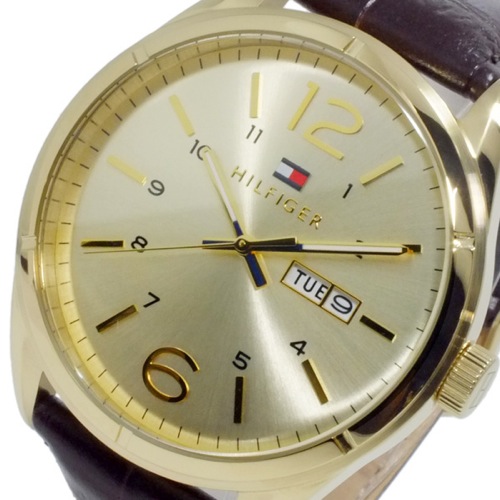 トミー ヒルフィガー TOMMY メンズ クオーツ 腕時計 1791059 シャンパンゴールド