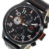 トミー ヒルフィガー クオーツ メンズ 腕時計 1791136 ブラック