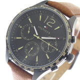 トミーヒルフィガー 腕時計 メンズ 1791470 ブラック ブラウン