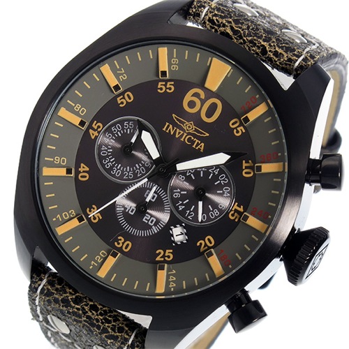 インヴィクタ INVICTA クオーツ クロノ メンズ 腕時計 19671 ブラック