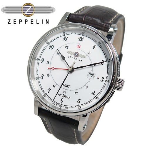 ツェッペリン ZEPPELIN ノルドスタン GMT クオーツ メンズ 腕時計 7546-1