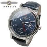 ツェッペリン ZEPPELIN ノルドスタン クオーツ メンズ 腕時計 7546-3 ネイビー