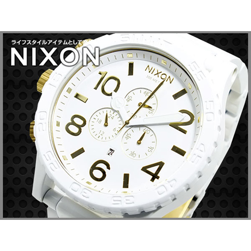ニクソン NIXON 51-30 CHRONO 腕時計 A083-1035 ALL WHITE