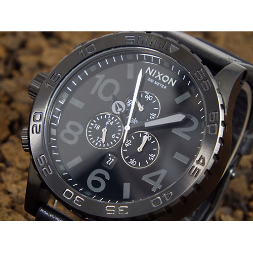 ニクソン NIXON 51-30 CHRONO 腕時計 A124-001 ALL BLACK