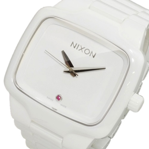 ニクソン セラミック プレイヤー All White メンズ 腕時計 A145-126 ホワイト