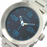 ニクソン NIXON 腕時計 メンズ A3462219 クォーツ ブルー シルバー
