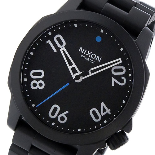 ニクソン レンジャー 40 RANGER 40 クオーツ メンズ 腕時計 A468-001 ブラック