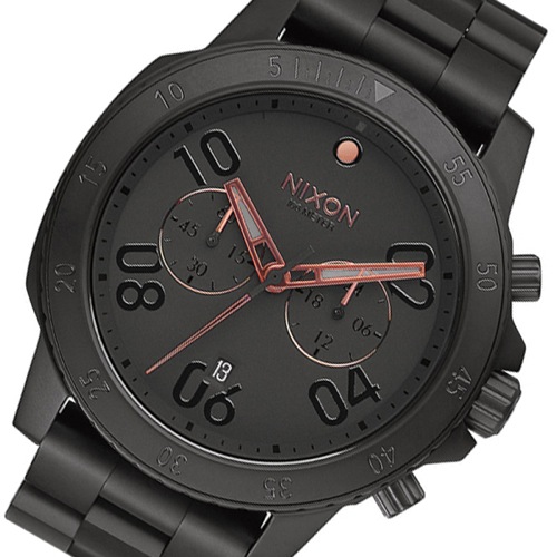 ニクソン NIXON レンジャー クロノ クオーツ メンズ 腕時計 A549957 ブラック