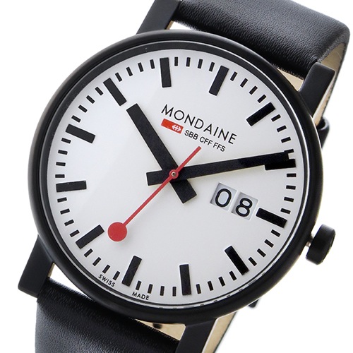 モンディーン クオーツ メンズ 腕時計 A6273030361SBB ホワイト