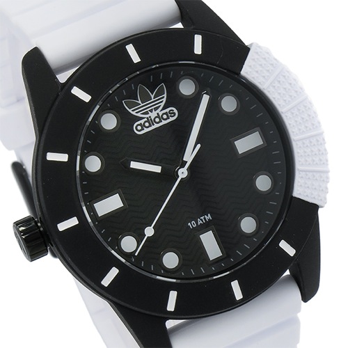 アディダス スーパースター SUPERクオーツ メンズ 腕時計 ADH3132 ブラック/ホワイト