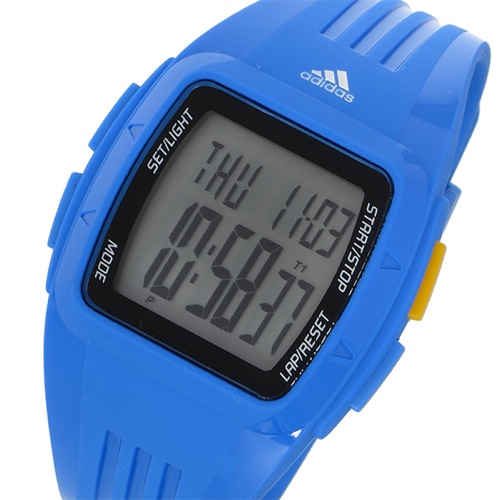 アディダス デュラモ DURAMO デジタル ユニセックス 腕時計 ADP3234 ブルー