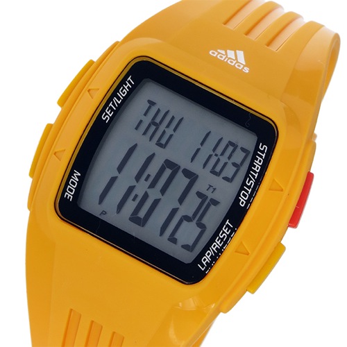 アディダス デュラモ DURAMO デジタル ユニセックス 腕時計 ADP3237 オレンジ