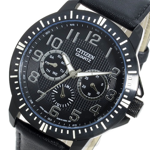 シチズン CITIZEN クオーツ メンズ 腕時計 AG8315-04E ブラック