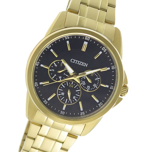 シチズン クオーツ メンズ 腕時計 AG8342-52L ダークグリーン