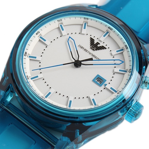 エンポリオ アルマーニ クオーツ メンズ 腕時計 AR1072 ホワイト