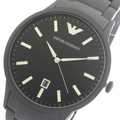エンポリオ アルマーニ KAPPA クオーツ メンズ 腕時計 AR11079 ブラック/ブラック
