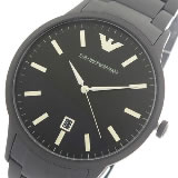 エンポリオ アルマーニ KAPPA クオーツ メンズ 腕時計 AR11079 ブラック/ブラック