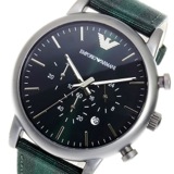 エンポリオ アルマーニ ARMANI クロノ クオーツ メンズ 腕時計 AR1950 グリーン