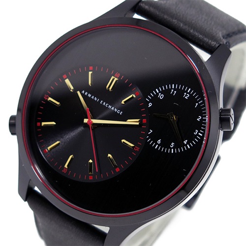 アルマーニ エクスチェンジ クオーツ メンズ 腕時計 AX2168 ブラック/レッド