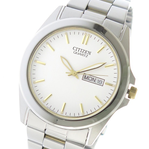 シチズン クオーツ メンズ 腕時計 BF0584-56A ホワイト