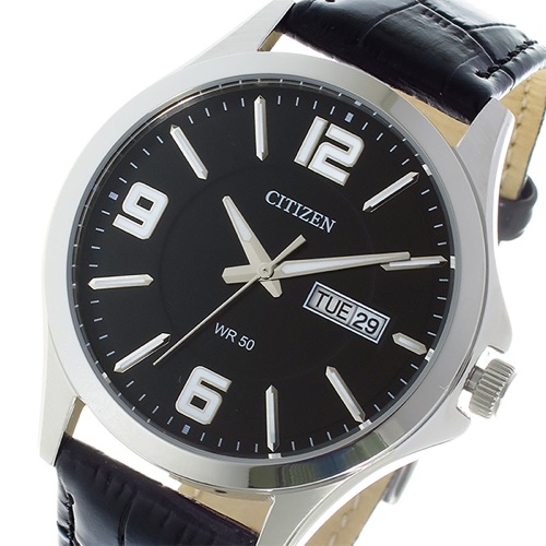 シチズン クオーツ メンズ 腕時計 BF2001-04E ブラック