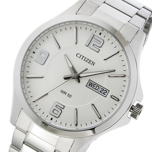 シチズン クオーツ メンズ 腕時計 BF2001-55A ホワイト