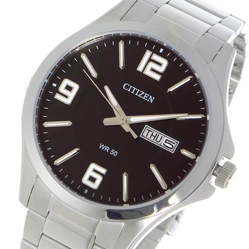 シチズン クオーツ メンズ 腕時計 BF2001-55E ブラック