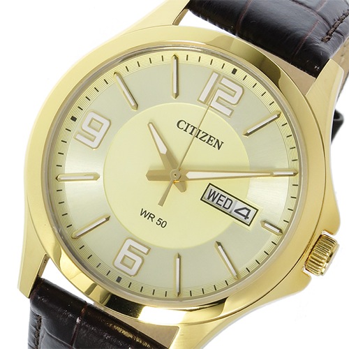 シチズン CITIZEN クオーツ メンズ 腕時計 BF2008-05P ゴールド