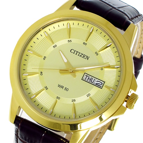 シチズン クオーツ メンズ 腕時計 BF2013-05P ゴールド