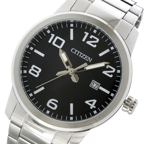シチズン クオーツ メンズ 腕時計 BI1028-55E ブラック