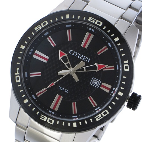 シチズン クオーツ メンズ 腕時計 BI1061-50E ブラック