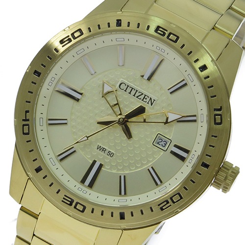 シチズン CITIZEN クオーツ メンズ 腕時計 BI1062-57P ゴールド