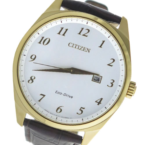 シチズン クオーツ メンズ 腕時計 BM7322-06A ホワイト