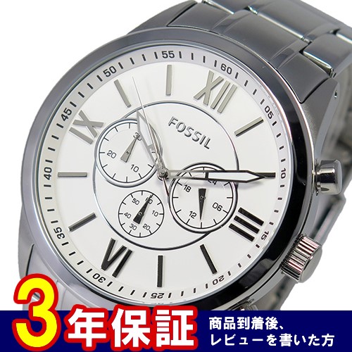 フォッシル FOSSIL クオーツ メンズ クロノ 腕時計 BQ1124 ホワイト