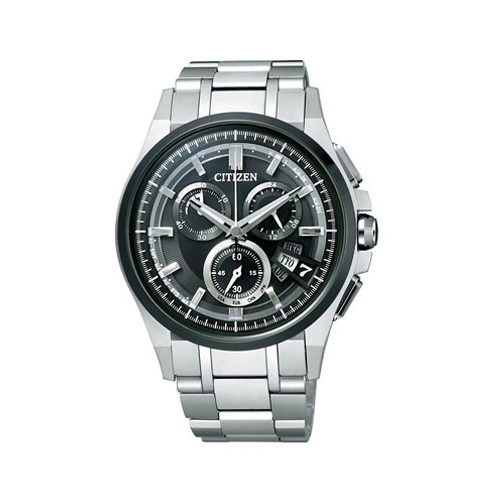 シチズン アテッサ クロノ エコ ドライブ 電波時計 メンズ 腕時計 BY0094-52E 国内正規