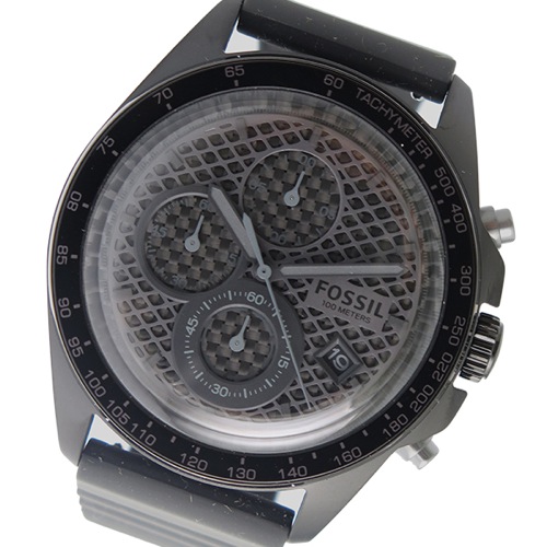 フォッシル クロノ クオーツ メンズ 腕時計 CH3080 ブラック