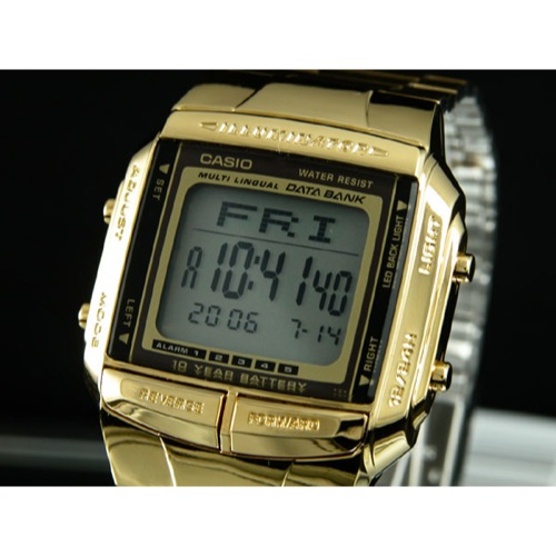 カシオ CASIO データバンク DATA BANK 腕時計 ゴールド DB360G-9A