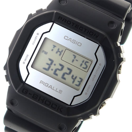 カシオ Gショック ピガール ユニセックス 腕時計 DW-5600PGB-1 ミラー/ブラック