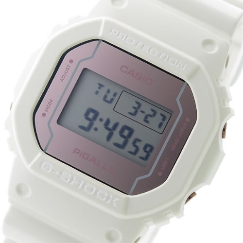 カシオ Gショック ピガール ユニセックス 腕時計 DW-5600PGW-7 ミラー/ホワイト