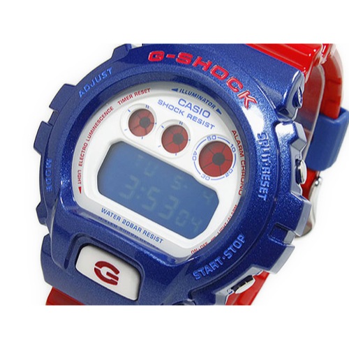 カシオ Gショック G-SHOCKクオーツ メンズ デジタル 腕時計 DW-6900AC-2 ネイビー×レッド