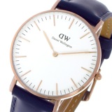 ダニエル ウェリントン Limited Edition ホワイト サマセット/ローズゴールド 36mm 腕時計 DW00100123