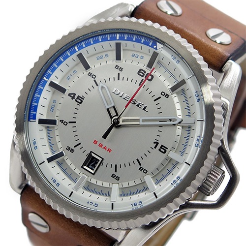 ディーゼル DIESEL ロールケージ クオーツ メンズ 腕時計 DZ1715 ホワイト