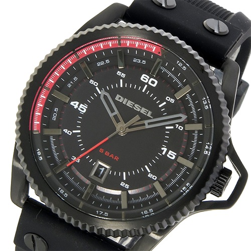 ディーゼル ロールケージ クオーツ メンズ 腕時計 DZ1760 ブラック