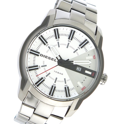 ディーゼル クオーツ メンズ 腕時計 DZ1827 ホワイト